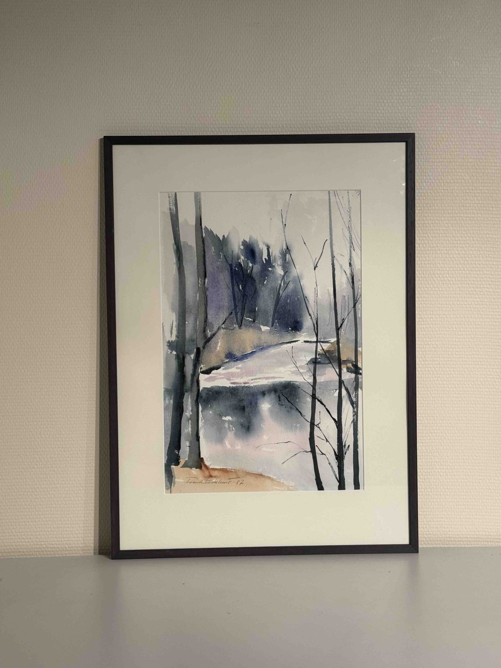 Ån i vinter